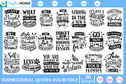 Mega Inspirational Quotes SVG Bundle, an Object Graphic by GraphicPicker (Thumbnail 3 of 6)