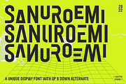 Sanuroemi • A Display Sans Serif, a Sans Serif Font by azetypestudios.com (Thumbnail 1 of 20)