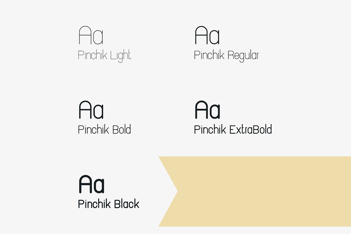 Pinchik Sans Family (5 fonts) -70% preview 2