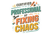 Professional at Fixing Chaos Art, a Background Graphic by LaseredNinja (Thumbnail 1 of 7)