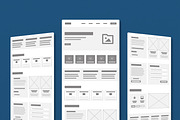 Wireframe for Ecommerce Website, a Wireframe Template by MightyDesign (Thumbnail 1 of 9)