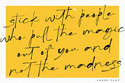 Sarge Font, a Script Font by vuuuds (Thumbnail 5 of 10)