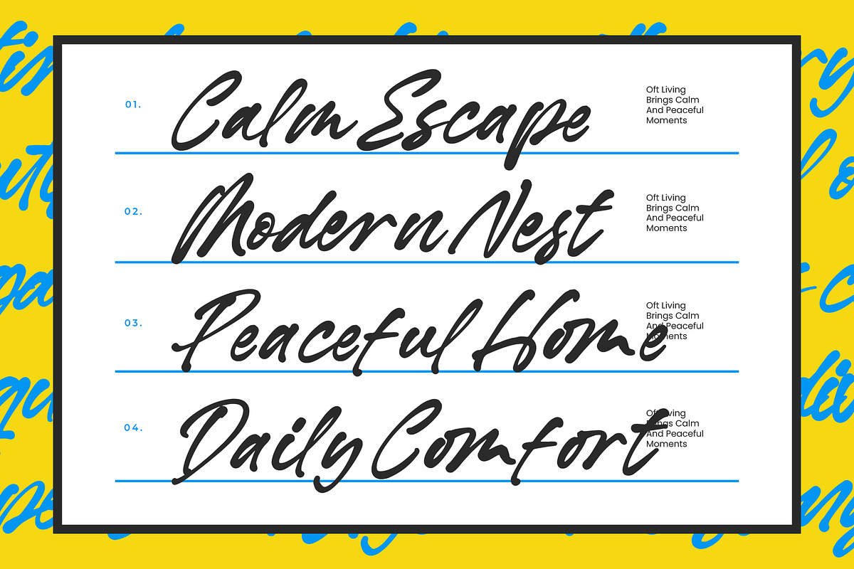 Barellys Albion Modern Handwritten, a Script Font by Letterena Studios Script (Photo 8 of 10)