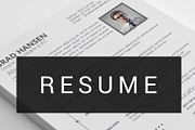 Resume, a Resume Template by Graphicalark (Thumbnail 1 of 3)