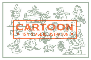 Cartoon Vintage Illustration