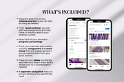 Purple Notion Student Planner, an App Template by SociallyyCreative (Thumbnail 2 of 10)