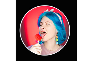 Woman Lollipop Candy Lover Licking