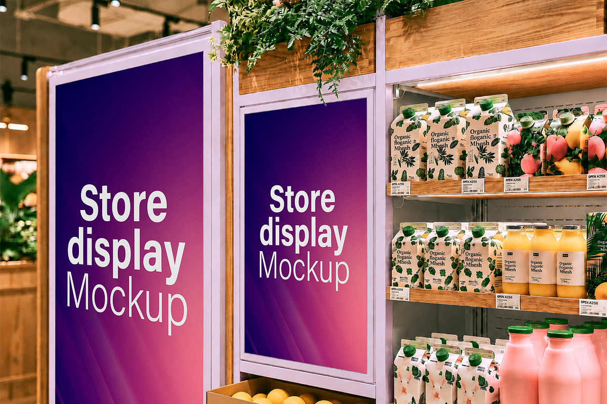Store Display Mockup Pack, an Advertising Mockup by McLittle Stock (Photo 11 of 19)