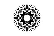 Black White Mandala Illustration Set, a Decorative Illustration by NJ Himel (Thumbnail 94 of 101)