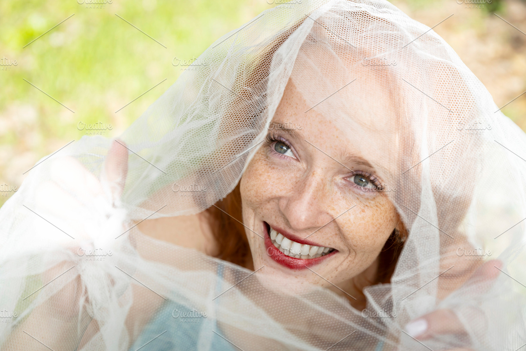 Close up portrait of a smiling freck, a Person Photo by Imaginarium