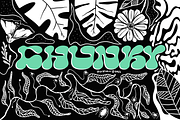 Chunky Hippie Display Font, a Font by Oui Studio (Thumbnail 1 of 10)