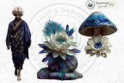 Echoes of the Unseen Surreal Clipart, a Person Illustration by ThatsDesignArt (Thumbnail 8 of 11)