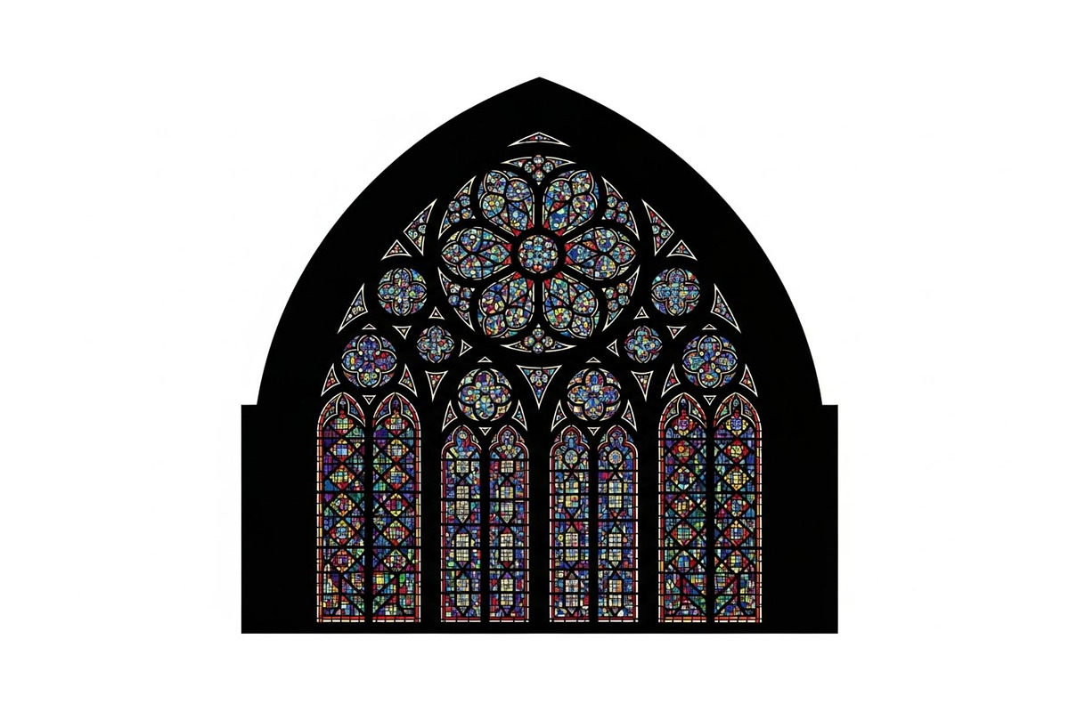 Gothic Church Window Frame Bundle, an Illustration by jahid234 (Photo 31 of 31)