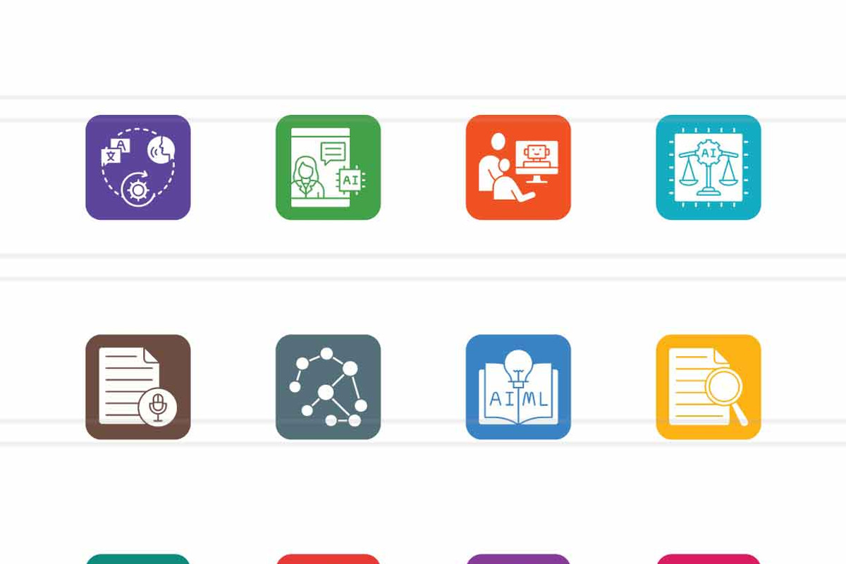 25 AI in Education Filled Round, an Icon by IconBunny (Photo 2 of 2)