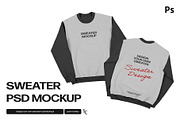 Sweater Template | Crewneck Mockup, a Hoody Mockup by sophiesconcepts (Thumbnail 1 of 3)