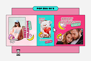 Pop Era 90s - Valentine’s Day, a Social Media Template by Sixtysix Labs (Thumbnail 3 of 10)