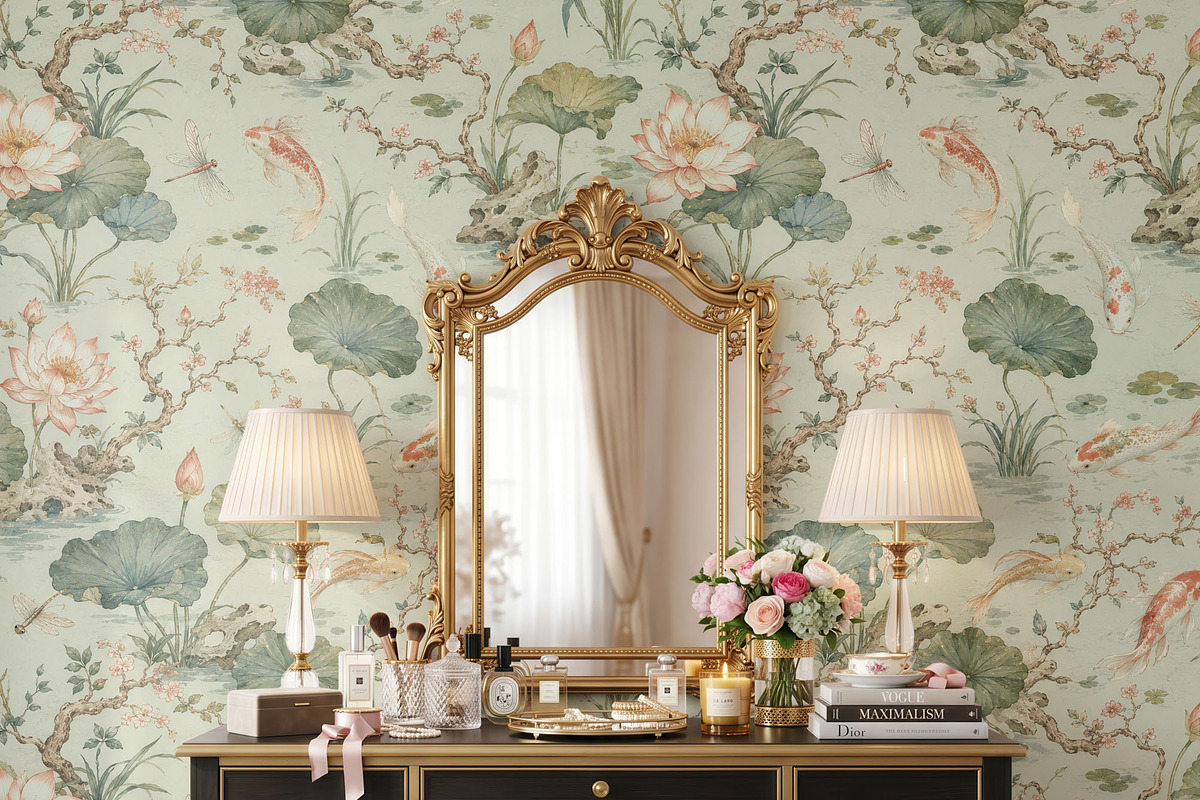 Dressing Room Wallpaper Mockup PSD, a Household Mockup by 1001 mockups (Photo 10 of 15)