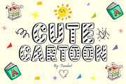 CHILDREN COMICS - Striped Kids Font, a Sans Serif Font by KiddoGlyphs Studio (Thumbnail 3 of 5)