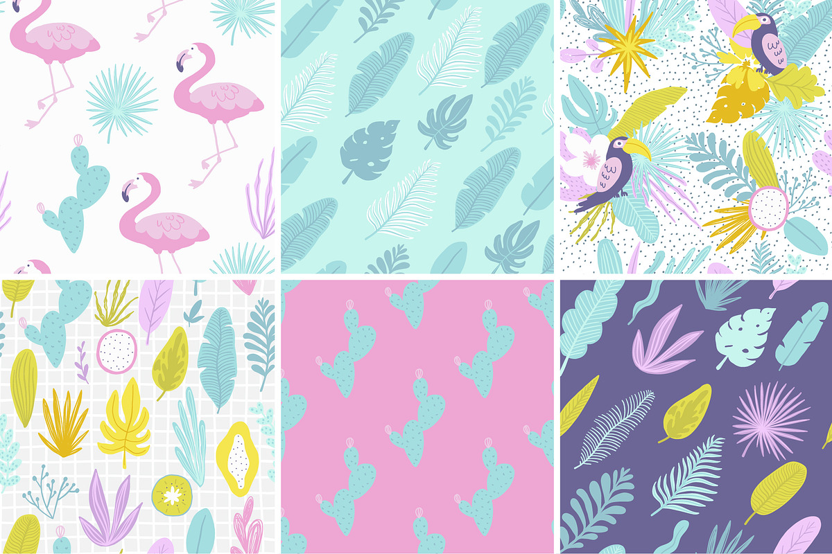 Tropical Paradise Set, an Illustration by Bosotochka♥Art (Photo 7 of 9)