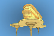 Futuristic Architecture Skyscraper #, an Architecture 3D Model by Daniel Mikulik (Thumbnail 9 of 11)