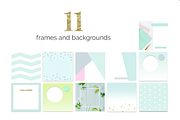 Instagram design set - Mint Icecream, a Social Media Template by Instagram templates E.B. (Thumbnail 3 of 3)