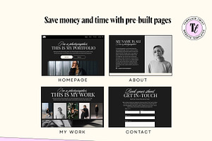 Photography Squarespace Template 7.1