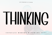 Thinking, a Sans Serif Font by FreshTypeINK (Thumbnail 1 of 7)