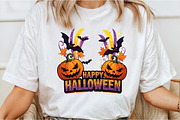 Happy Halloween PNG, an Illustration by DreamCafeArt (Thumbnail 1 of 7)