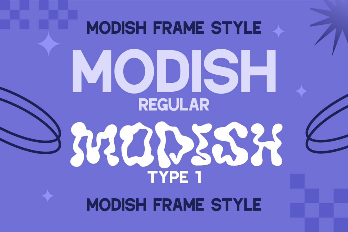 Modish Frame Contemporer Font, a Font by PutraCetol Studio (Photo 7 of 11)