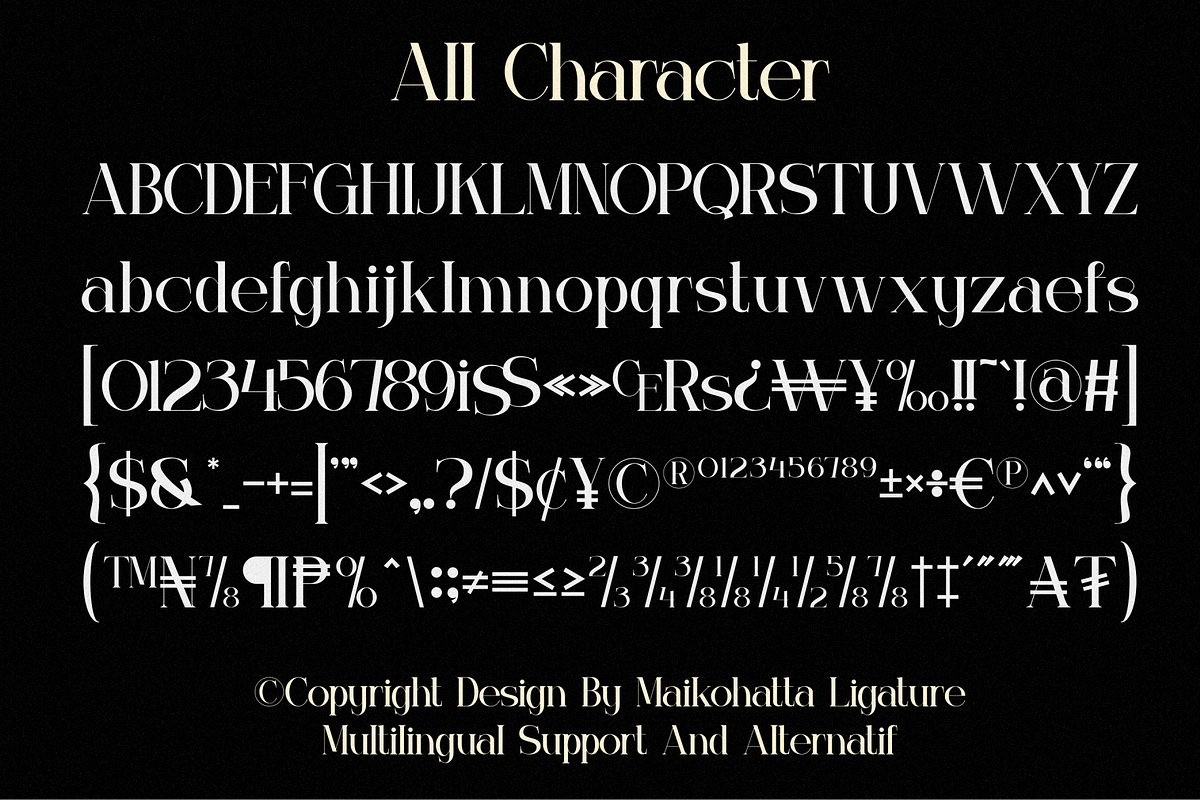 Mofia - Modern Serif Font, a Serif Font by MaikoHatta (Photo 6 of 7)