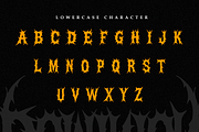 Vortex Dominion - Death Metal Font, a Blackletter Font by Masyafi Studio (Thumbnail 7 of 9)