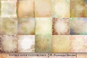 Vintage Paper Textures Dreamscape