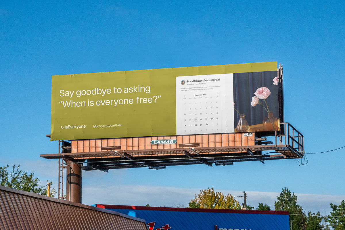 Outdoor Billboard Mockup PSD, an Advertising Mockup by Area Mockups (Photo 2 of 3)