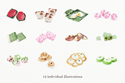 Traditional Snack Illustrations, a Food Illustration by elpple (Thumbnail 2 of 3)