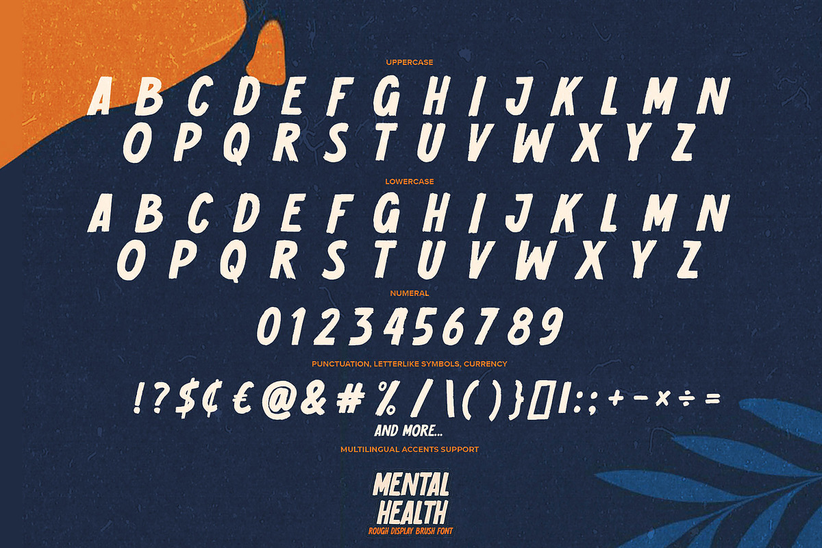 Mental Health -  Rough Display Brush, a Font by Gassstype (Photo 6 of 8)