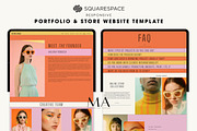 Retro Squarespace Website Template, a Squarespace Template by Mockup Art Atelier (Thumbnail 2 of 16)