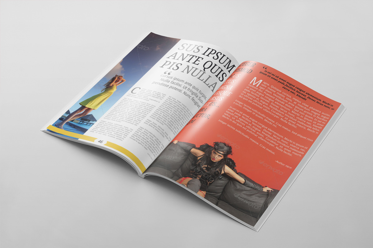 Magazine Template 28, a Magazine Template by pmvch (Photo 6 of 10)