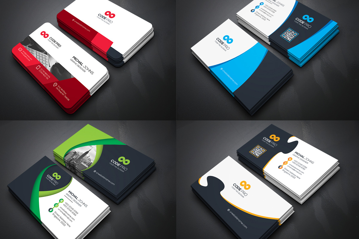 50 Business Cards Bundle, a Business Card Template by Genereux Art (Photo 5 of 12)
