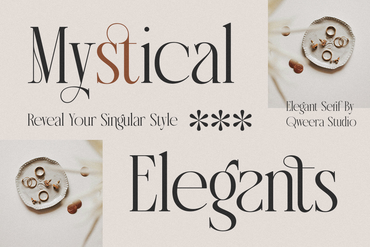 Carika - Elegant Serif, a Serif Font by Qweera Studio (Photo 2 of 10)