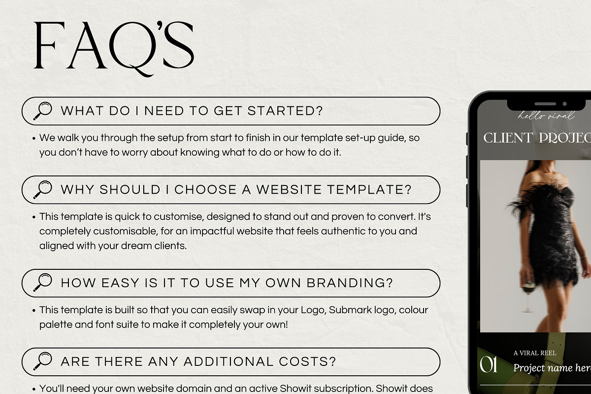 Portfolio Website Template, a Websites & App Template by Field Digital (Photo 9 of 10)