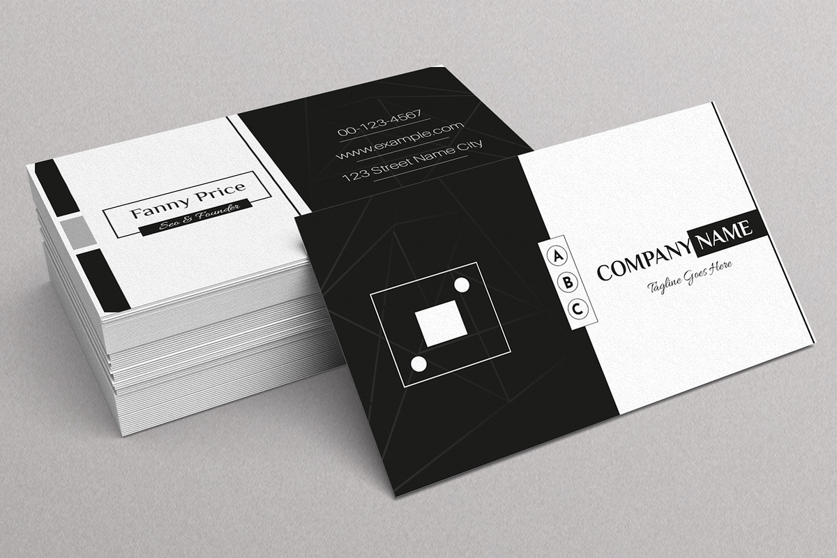 Business Card Template Design, a Business Card Template by MightyDesign (Photo 2 of 6)