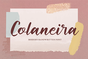 Colaneira Handwritten Font