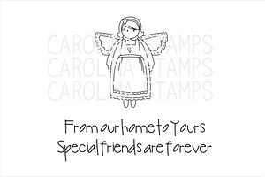 Home Angel Digital Stamp