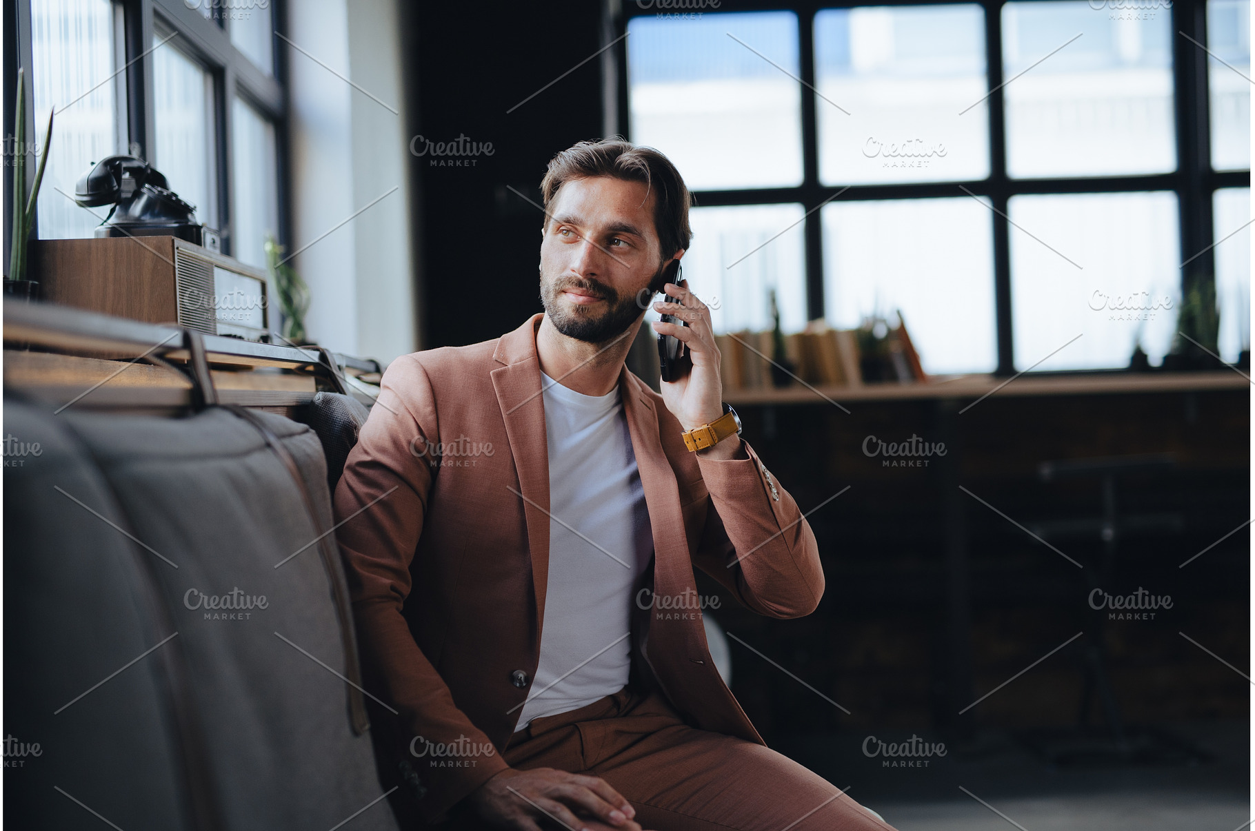 Businessman preparing for meeting, a Business Photo by HalfPoint