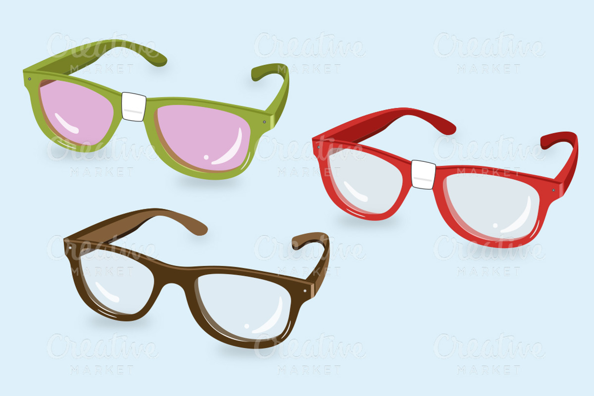 Geek Glasses Illustration preview 3