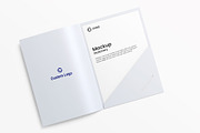 Corporate Stationery Folder Mockup, an Advertising Mockup by graphypix (Thumbnail 1 of 4)