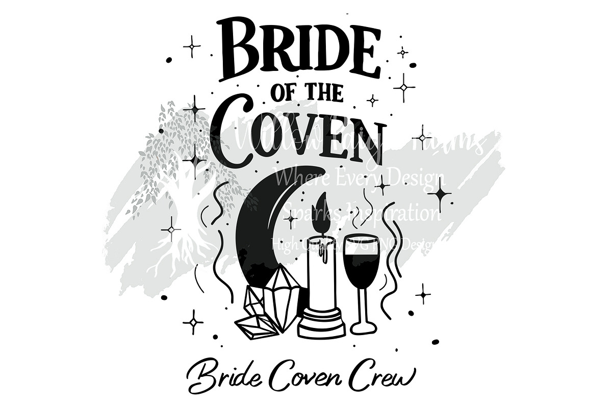 Witchy Bachelorette Shirt Bundle PNG, an Object Graphic by Willow Paige Farms (Photo 2 of 8)