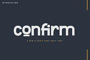 Confirm, a Sans Serif Font by twinstd (Thumbnail 1 of 11)