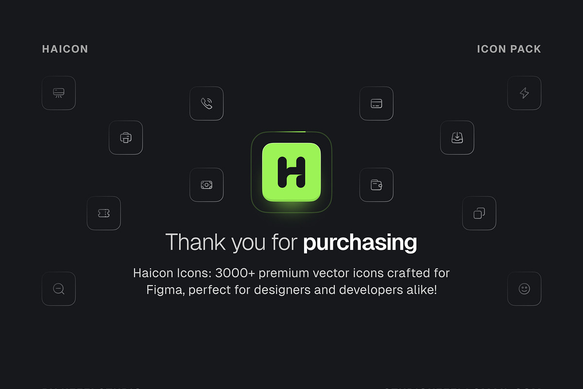 Haicon v2.0 - 3000+ Unique icon, a Solid Icon by keffidesign (Photo 6 of 6)