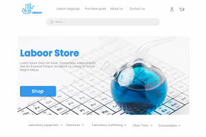 Laboratory store, a Websites & App Template by Behzad Behnami